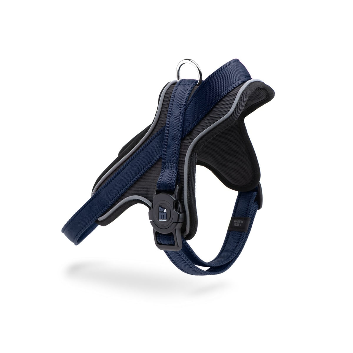 MYFAMILY Memopet, ham câini MYFAMILY Memopet, ham cu NFC câini, textil, S, 35-45cm, albastru închis - poza 1