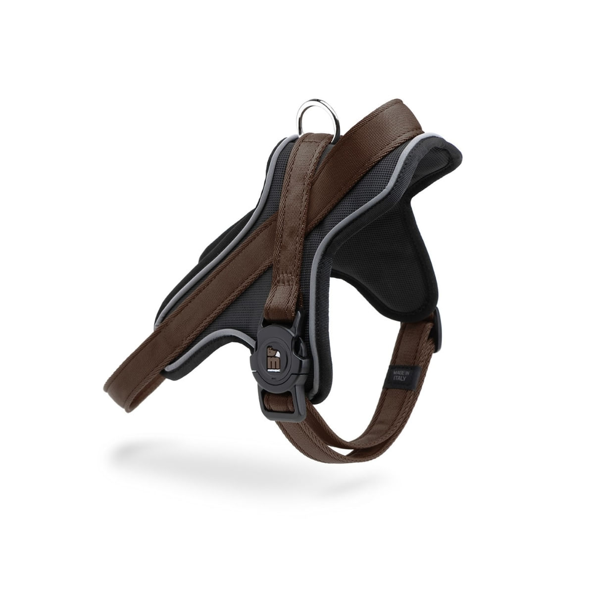MYFAMILY Memopet, ham câini MYFAMILY Memopet, ham cu NFC câini, textil, S, 35-45cm, maro - poza 5