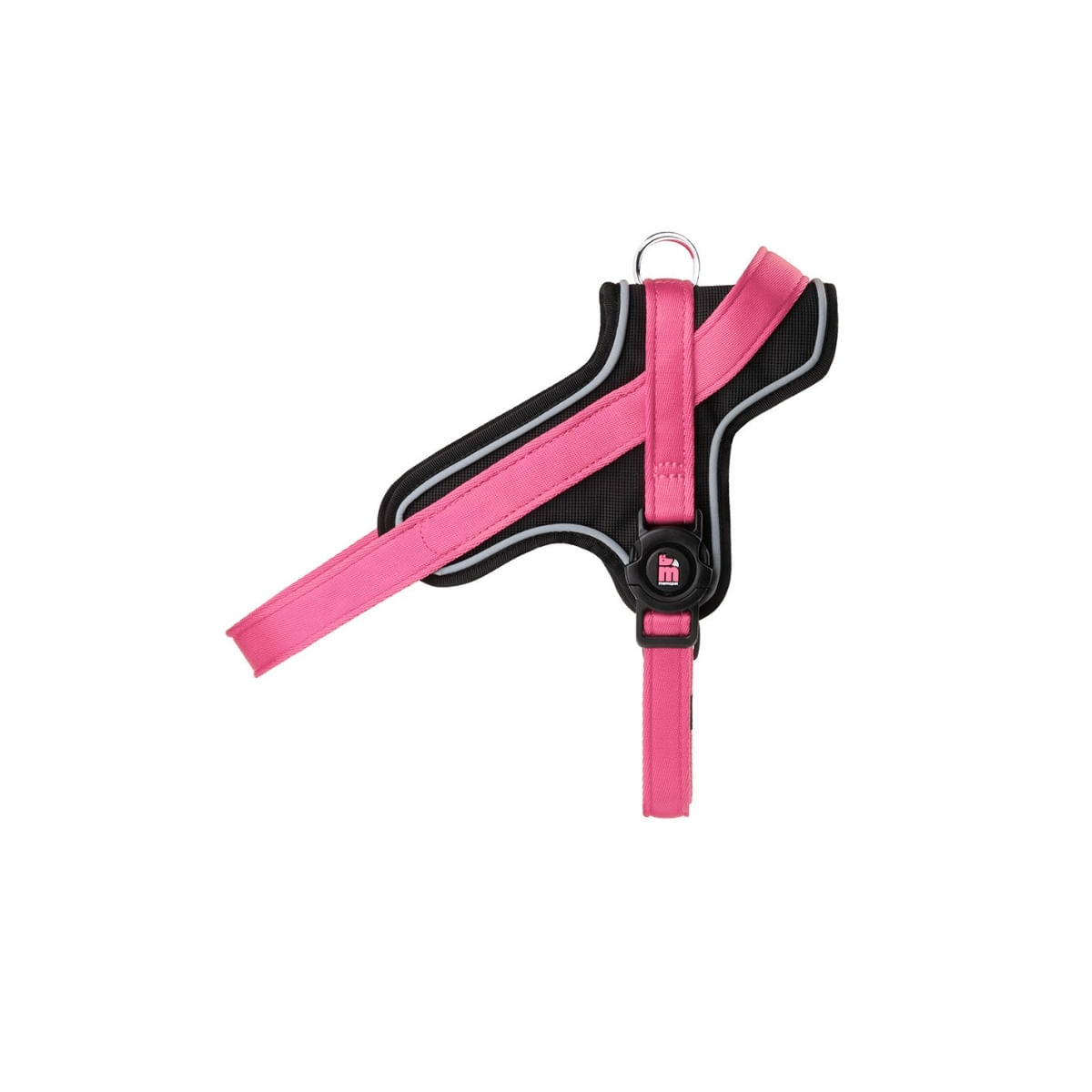 MYFAMILY Memopet, ham câini MYFAMILY Memopet, ham cu NFC câini, textil, S, 35-45cm, roz - poza 3