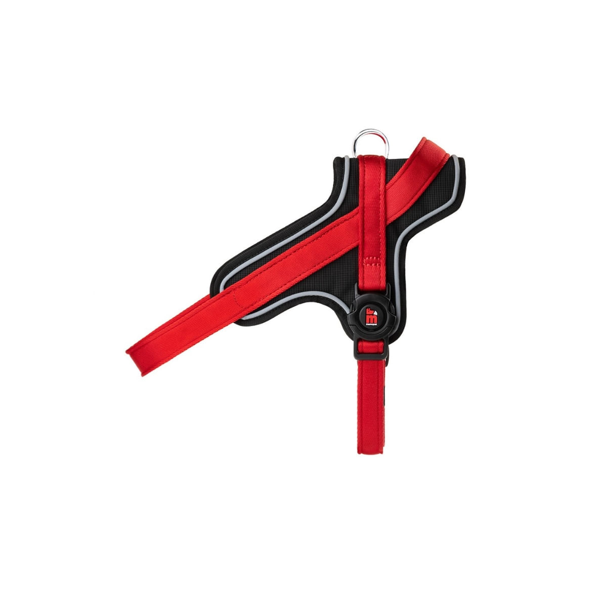 MYFAMILY Memopet, ham câini MYFAMILY Memopet, ham cu NFC câini, textil, XS, 30-35cm, roșu - poza 3