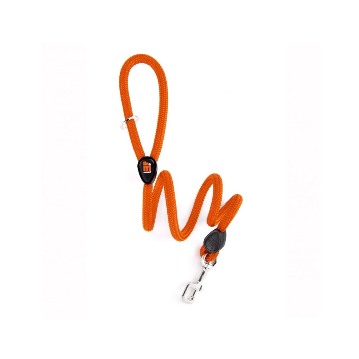MYFAMILY Memopet, lesă cu NFC câini, textil, 40kg, 0.8cm x 110cm, orange - poza 3