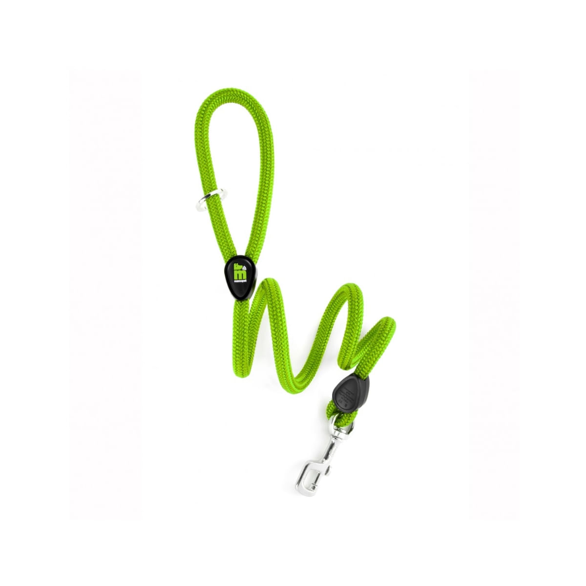 MYFAMILY Memopet, lesă cu NFC câini, textil, 60kg, 1.2cm x 180cm, verde - poza 3