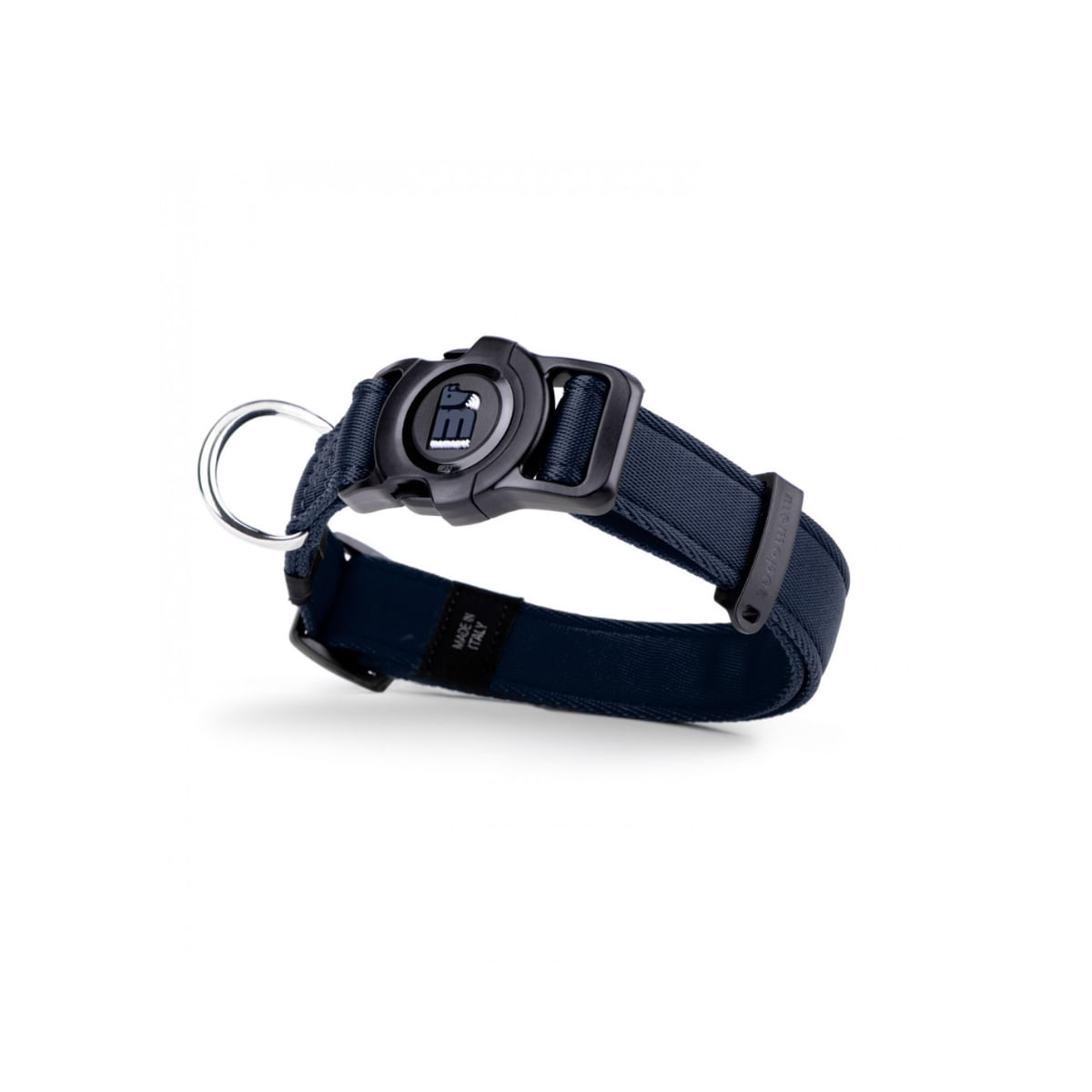 MYFAMILY Memopet, zgardă ajustabilă cu NFC câini, textil, 26-37cm, albastru închis - poza 4