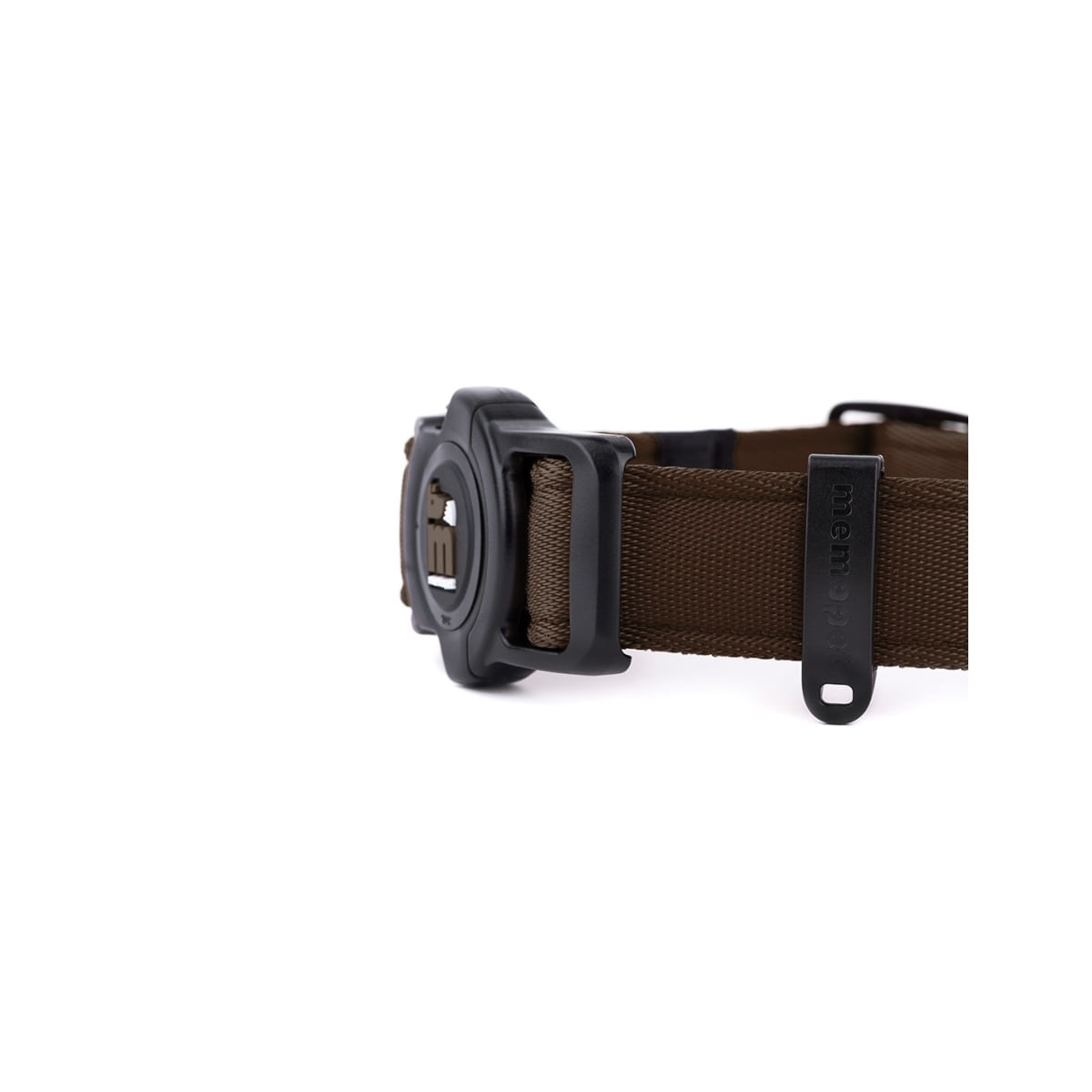 MYFAMILY Memopet, zgardă ajustabilă cu NFC câini, textil, 26-37cm, maro - poza 3