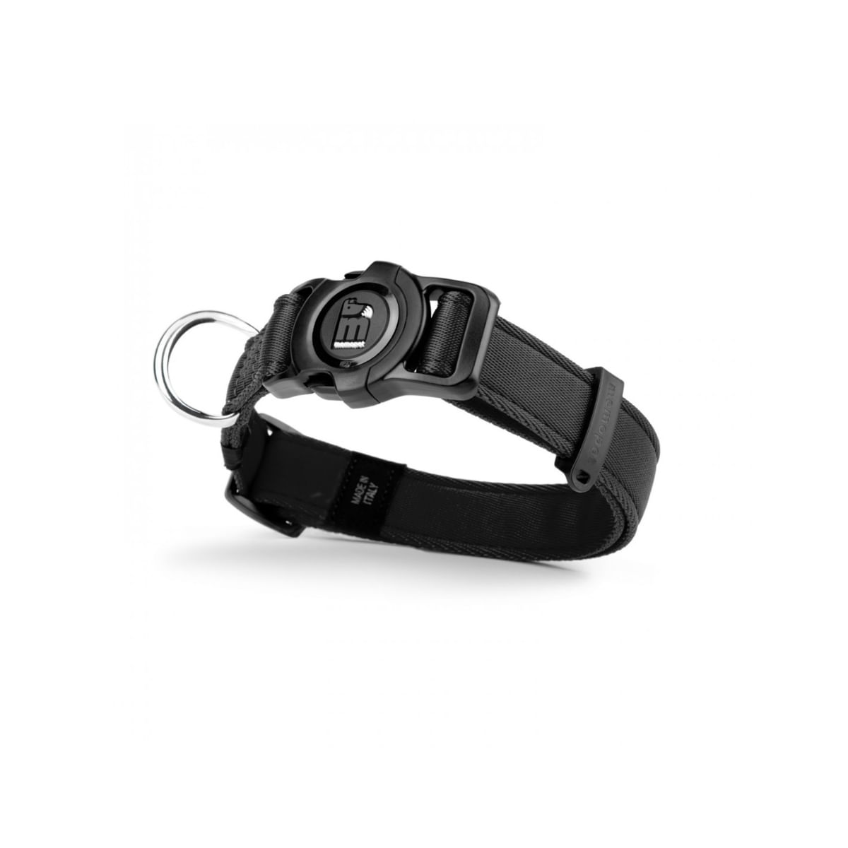 MYFAMILY Memopet, zgardă ajustabilă cu NFC câini, textil, 26-37cm, negru - poza 5