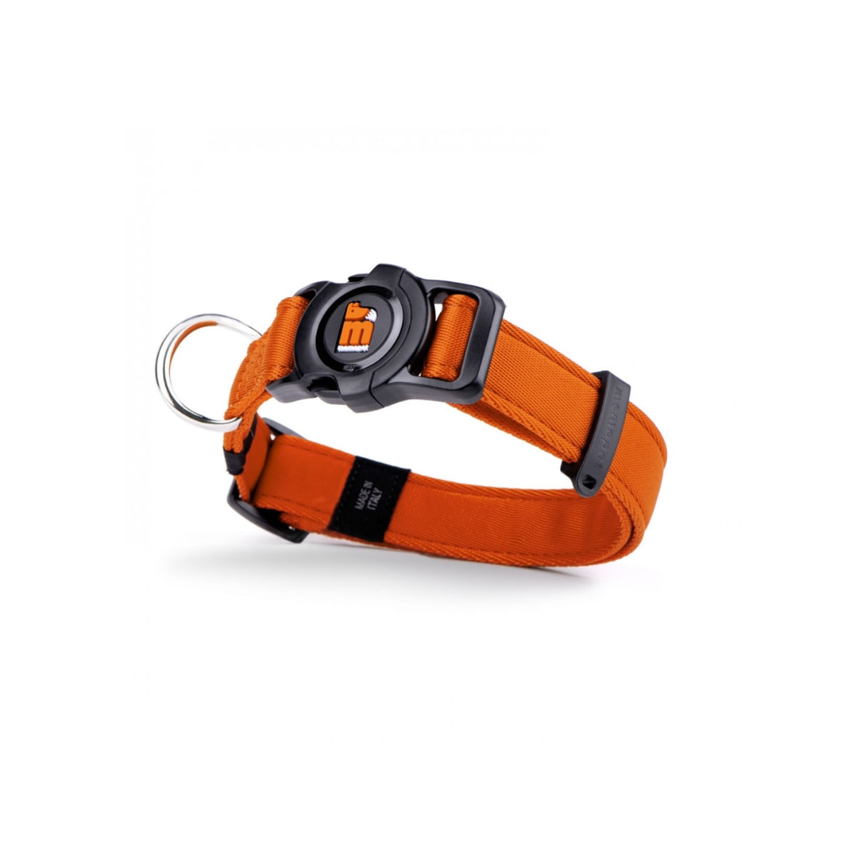 MYFAMILY Memopet, zgardă ajustabilă cu NFC câini, textil, 26-37cm, orange - poza 2