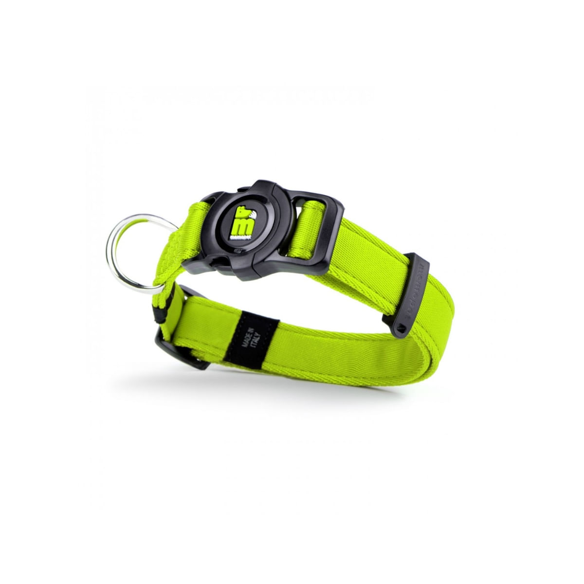 MYFAMILY Memopet, zgardă ajustabilă cu NFC câini, textil, 26-37cm, verde - poza 1