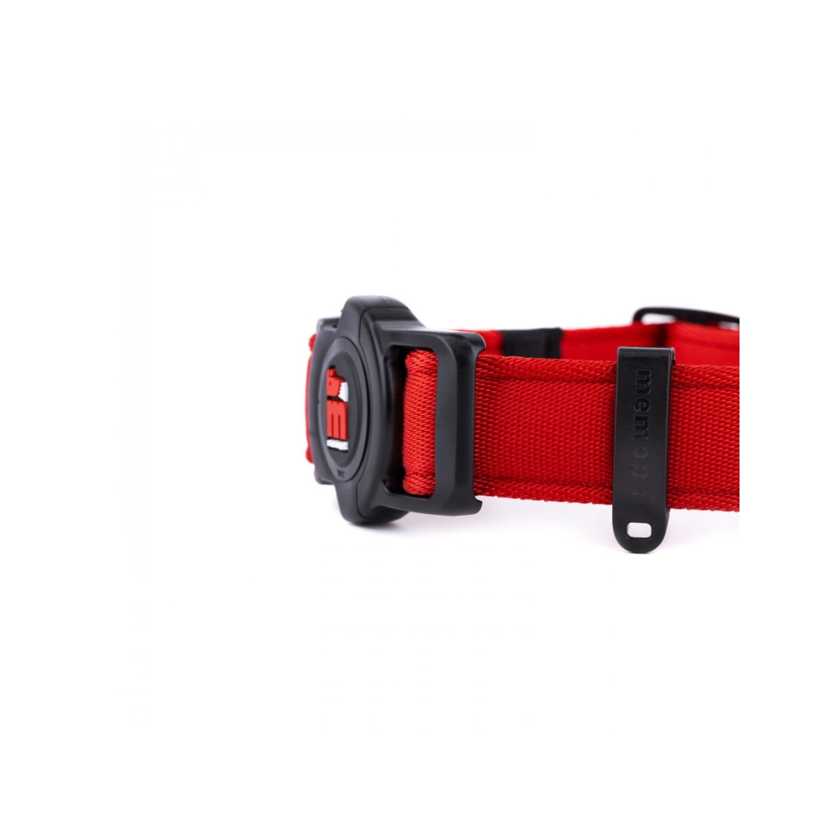 MYFAMILY Memopet, zgardă ajustabilă cu NFC câini, textil, 35-53cm, roșu - poza 3