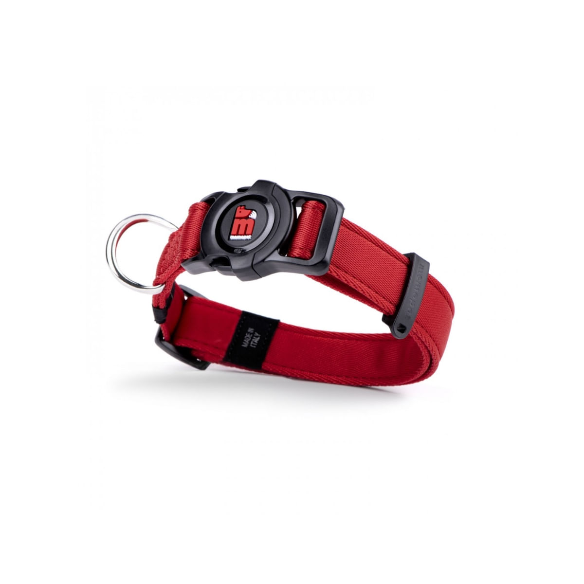 MYFAMILY Memopet, zgardă ajustabilă cu NFC câini, textil, 44-68cm, roșu - poza 5