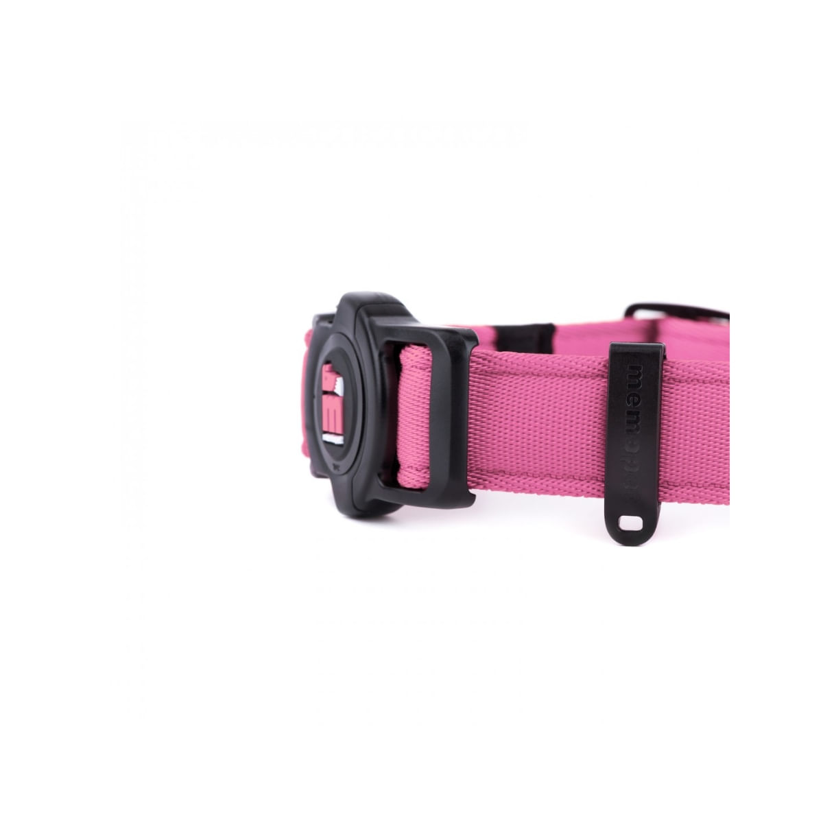 MYFAMILY Memopet, zgardă ajustabilă cu NFC câini, textil, 44-68cm, roz - poza 3
