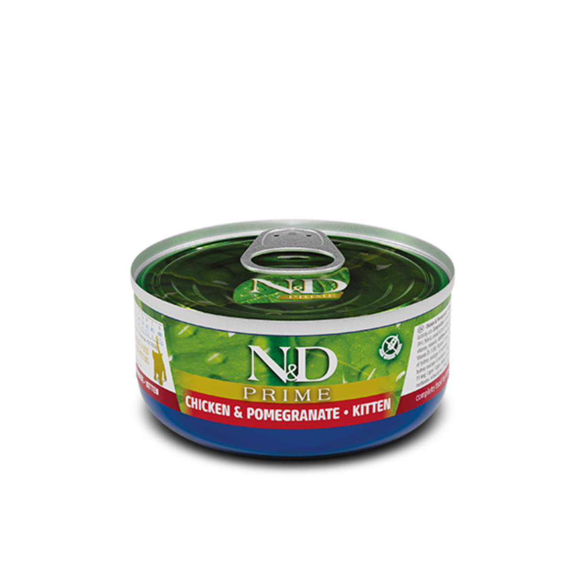 N&D Prime Kitten, Pui și Rodie, hrană umedă fără cereale pisici junior, 70g - poza 2