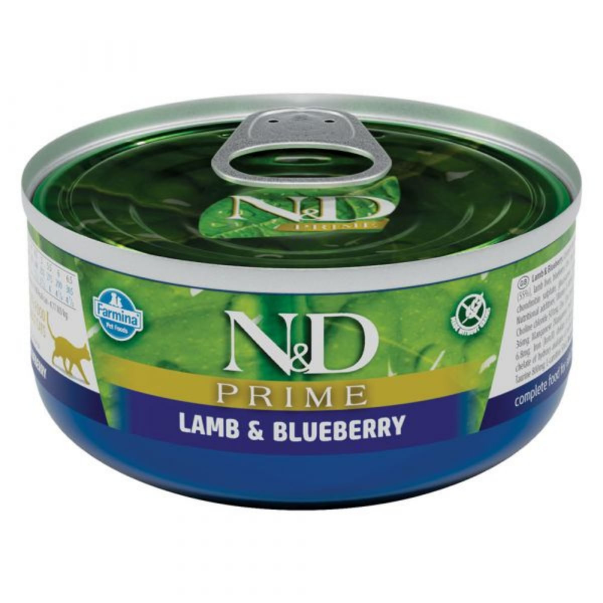N&D Prime, Miel și afine, conservă hrană umedă fără cereale pisici, (în sos), 70g - poza 1