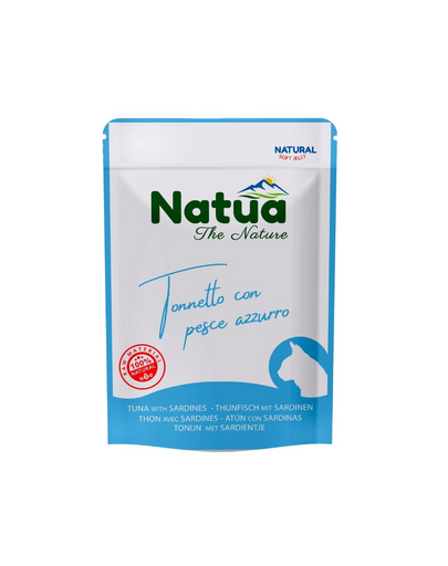 NATUA Natural Ton cu sardine în aspic pentru pisici 70 g