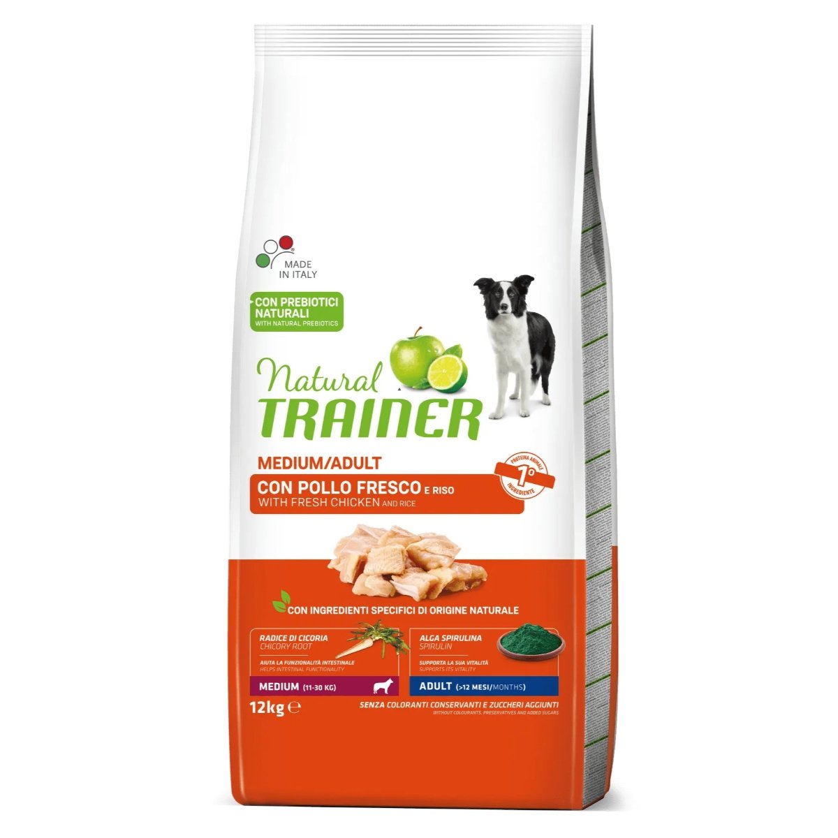 NATURAL TRAINER Medium Adult, M-XL, Pui, hrană uscată câini, 12kg - poza 2