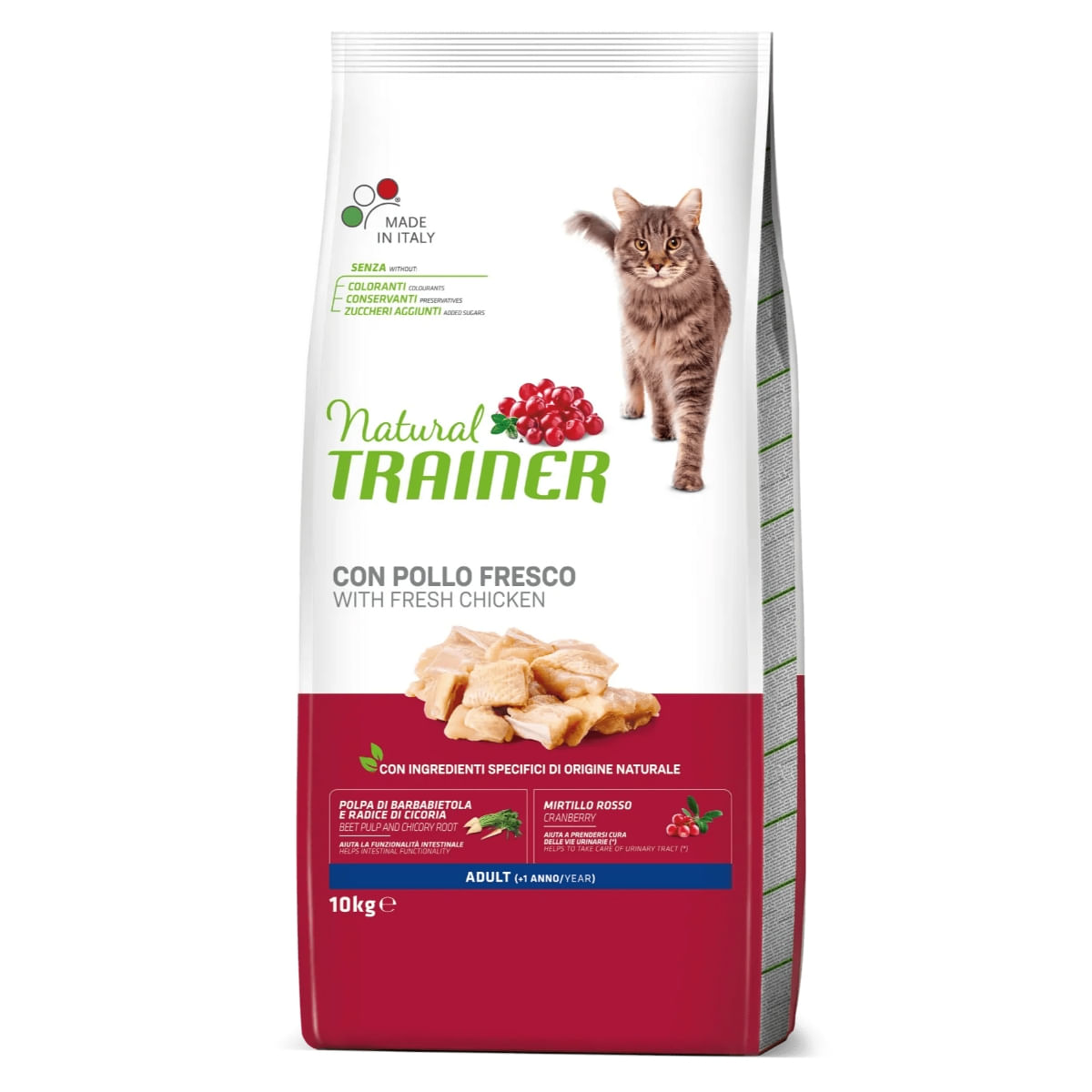 NATURAL TRAINER, Pui, hrană uscată pisici, 10kg - poza 1