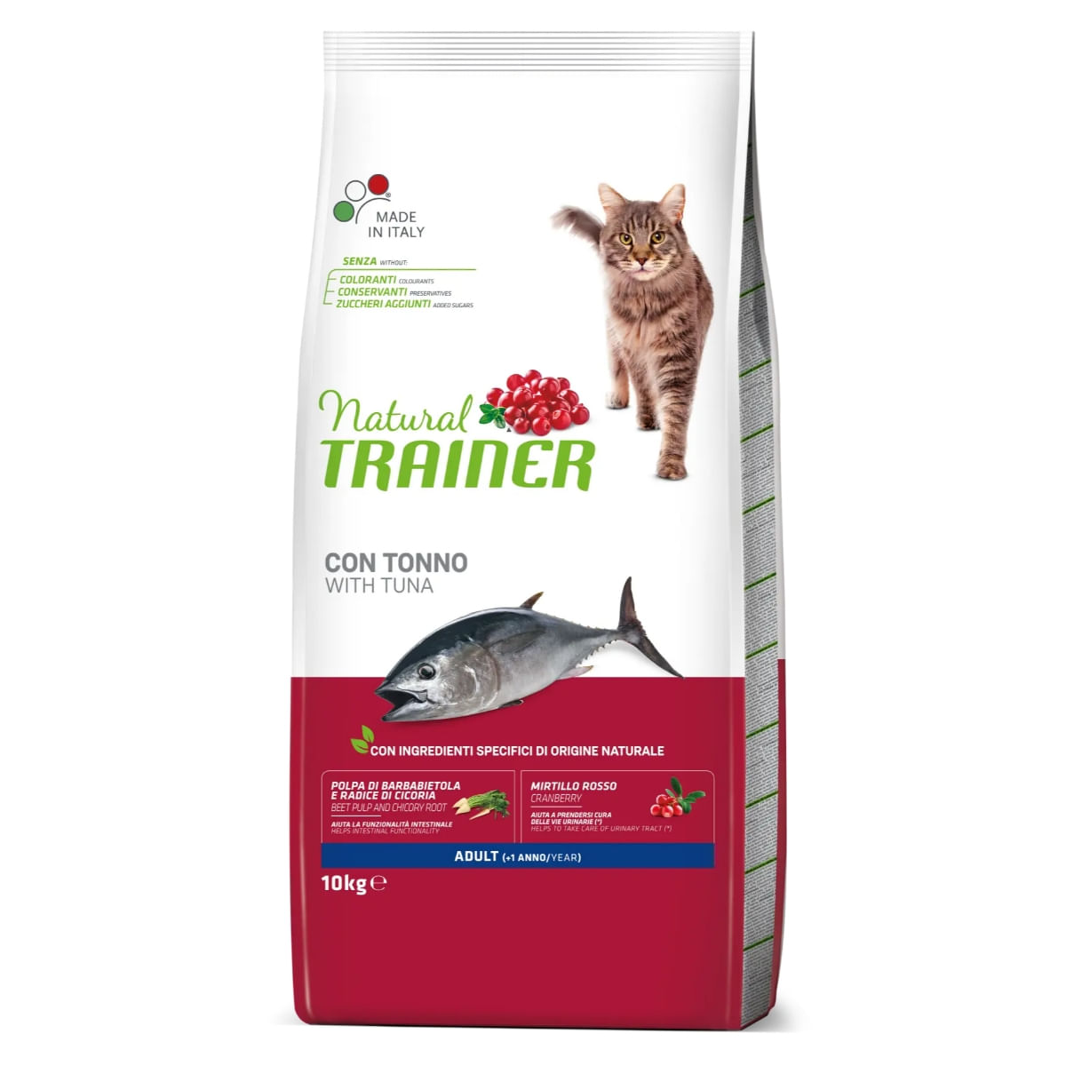 NATURAL TRAINER, Ton, hrană uscată pisici, 10kg - poza 1