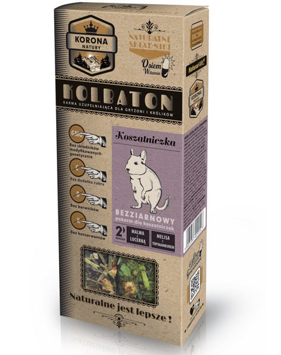 NATURAL-VIT Korona Natury Kolbaton Hrana pentru veverite Degu 2 buc.