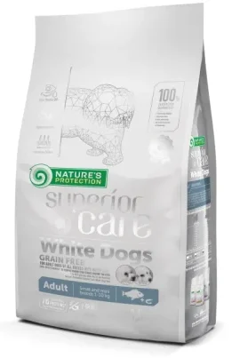 Nature's Protection Superior Care White Dogs Grain Free White Fish Adult Small&Mini Breeds 1,5 kg