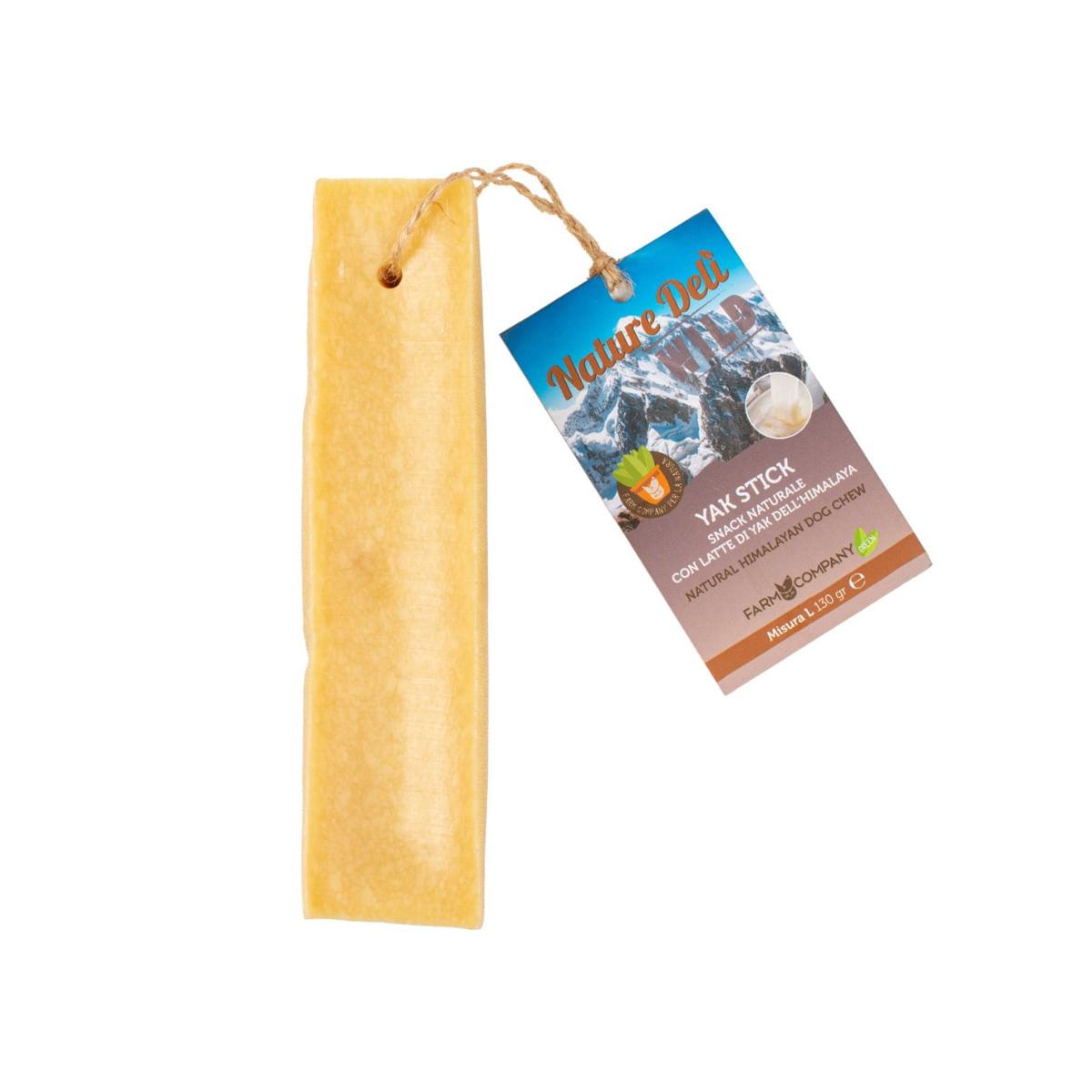 NATUREDELÌ Baton din Branza de YAK S, Brânză și Morcov, recompense câini, 30g - poza 2