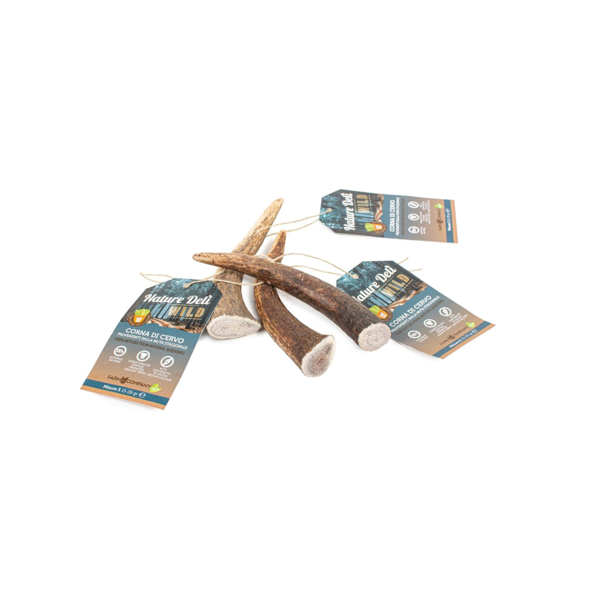 NATUREDELÌ Corn Natural de Caprior, S, recompense câini, 30g
