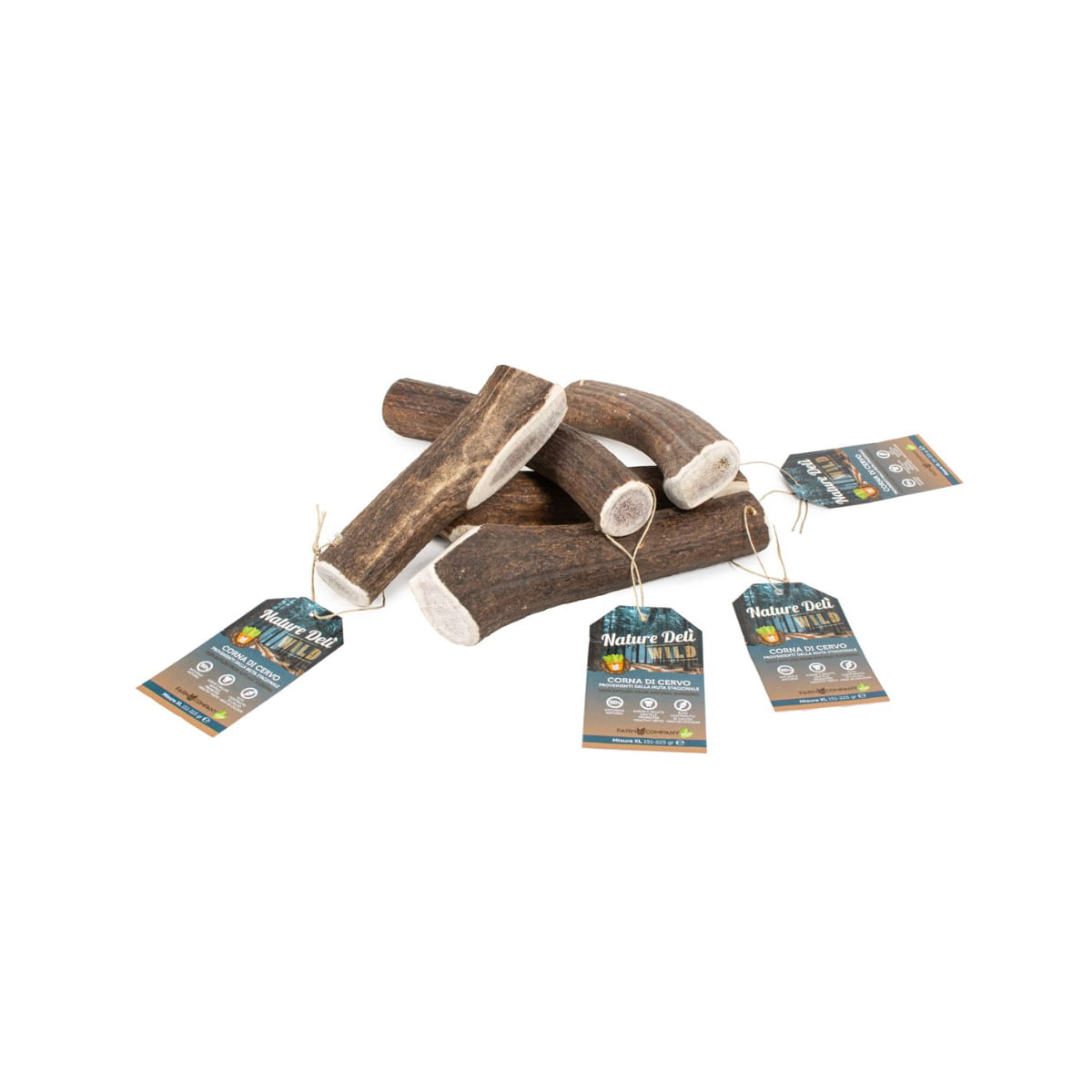 NATUREDELÌ Corn Natural de Caprior, XL, recompense câini, 200g - poza 1