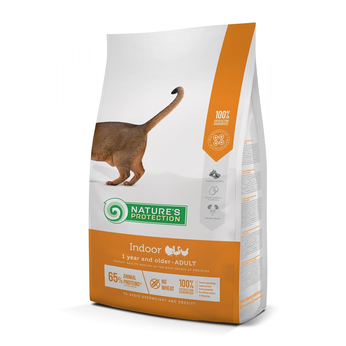 NATURES PROTECTION Indoor, Pasăre, hrană uscată pisici, 7kg - poza 1