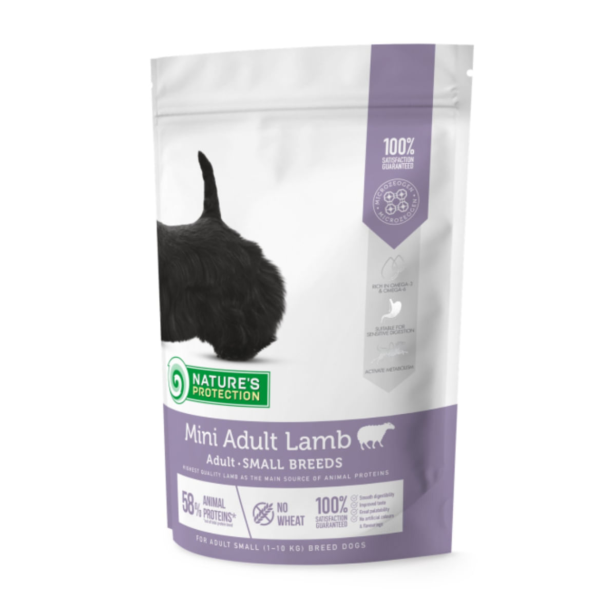 NATURES PROTECTION Mini Adult, XS-S, Miel, hrană uscată câini, 2kg - poza 1