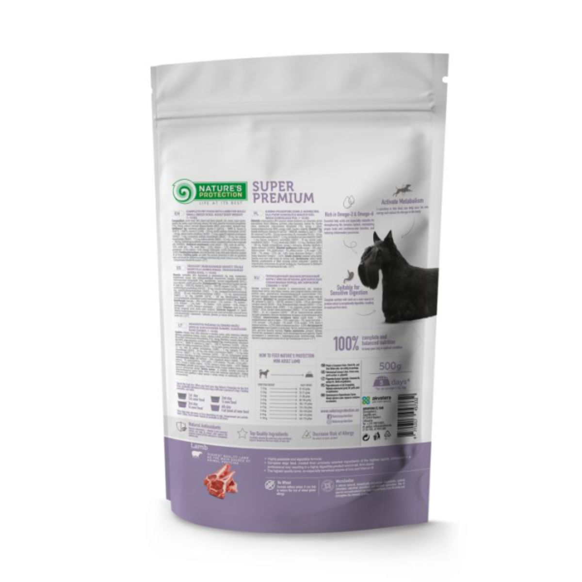 NATURES PROTECTION Mini Adult, XS-S, Miel, hrană uscată câini, 2kg - poza 4