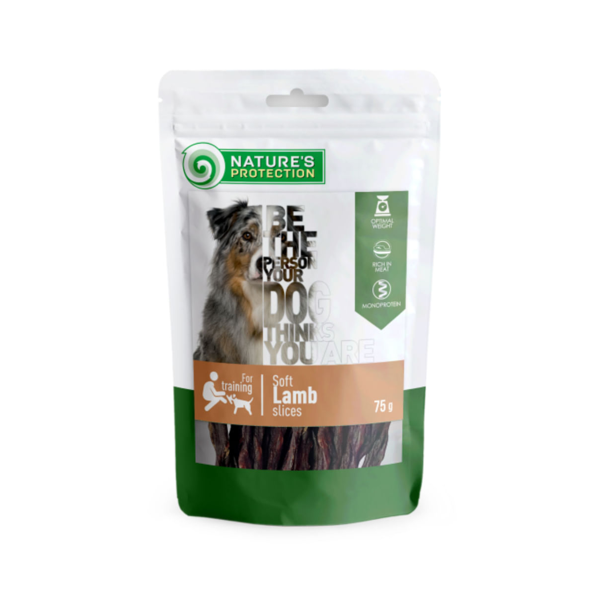 NATURES PROTECTION Soft Slices, XS-XL, Miel, punguță recompense funcționale câini, 75g - poza 3