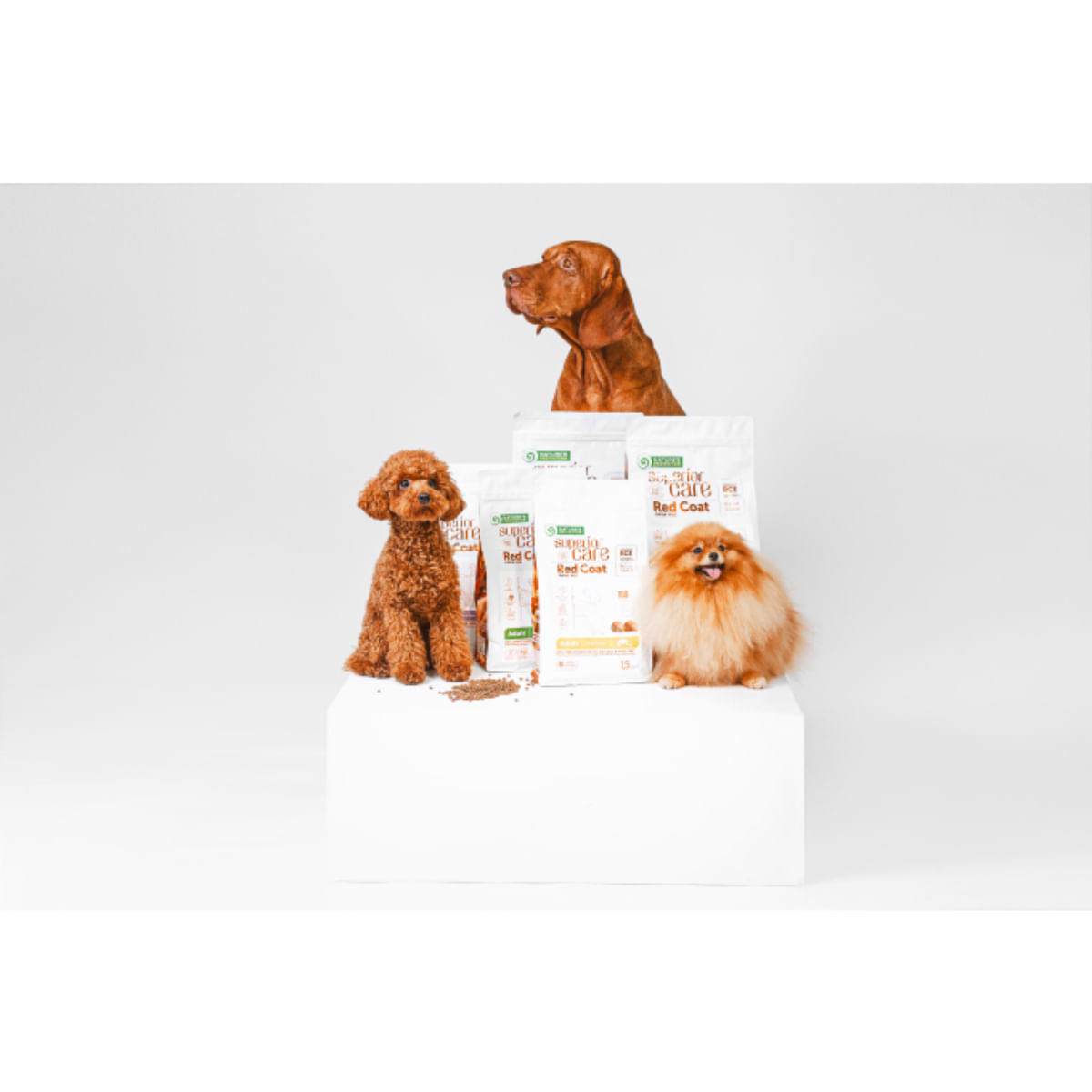 NATURES PROTECTION Superior Care Red Coat Small & Mini Breed, XS-S, Somon și Krill, hrană uscată fără cereale câini, 10kg - poza 5