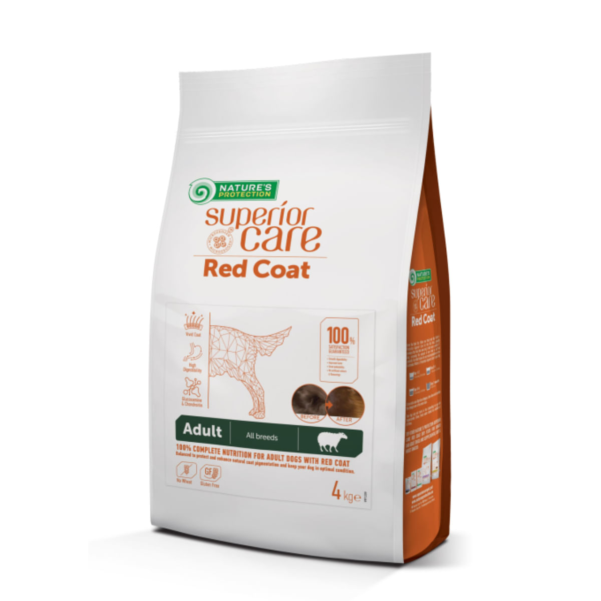 NATURES PROTECTION Superior Care Red Coat, XS-XL, Miel, hrană uscată fără cereale câini, 10kg - poza 2