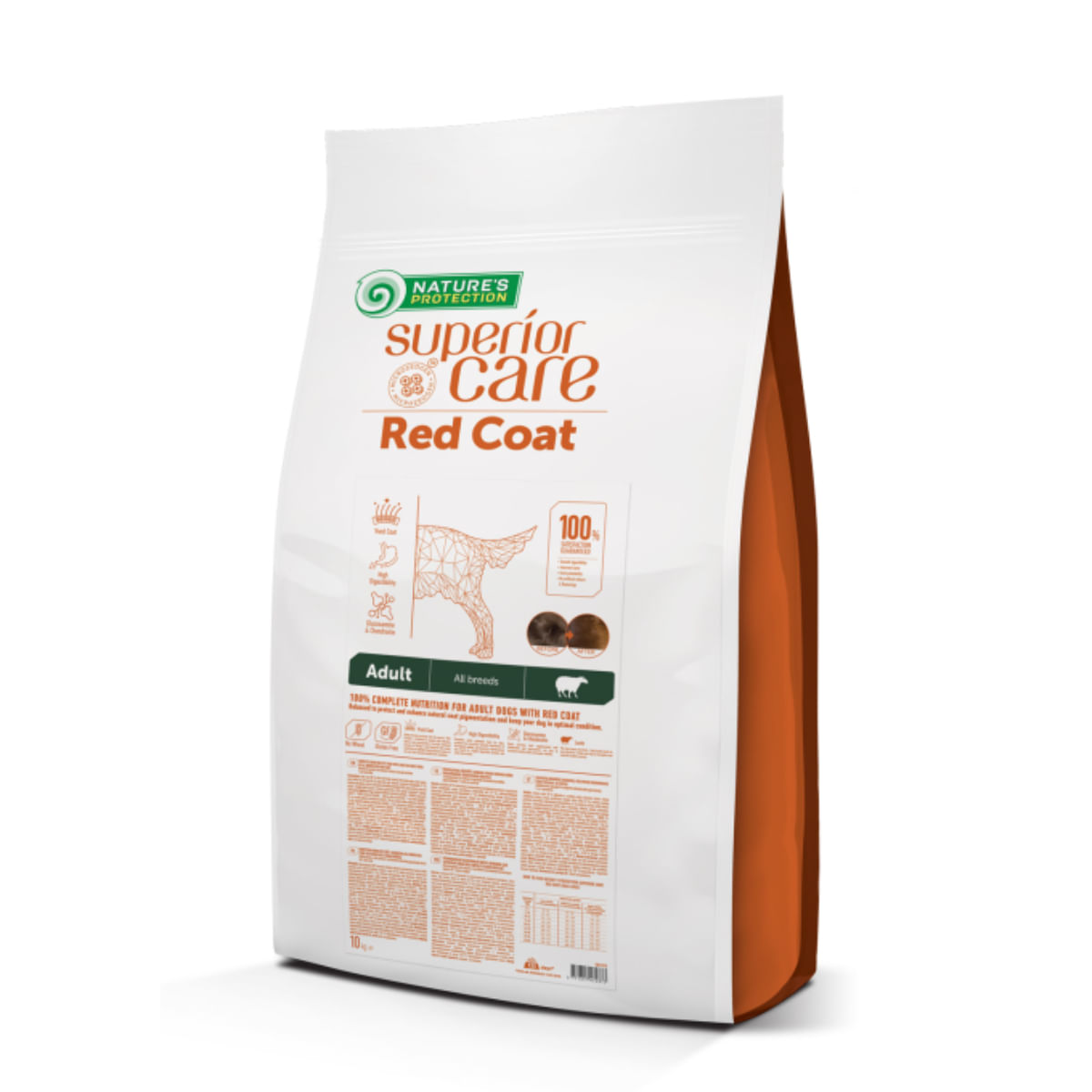 NATURES PROTECTION Superior Care Red Coat, XS-XL, Miel, hrană uscată fără cereale câini, 10kg - poza 3