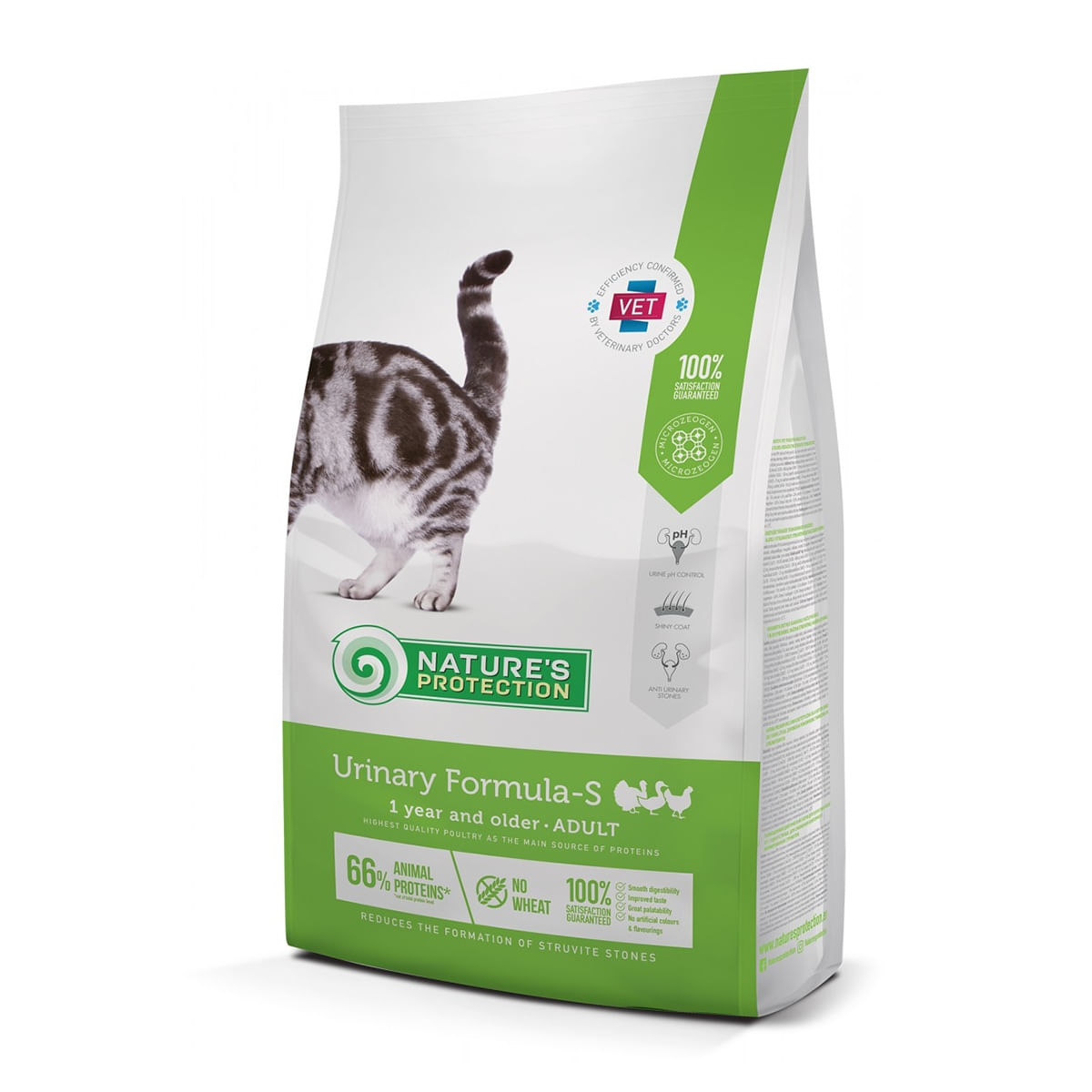NATURES PROTECTION Urinary, Pasăre, hrană uscată pisici, sensibilități urinare, 7kg - poza 1