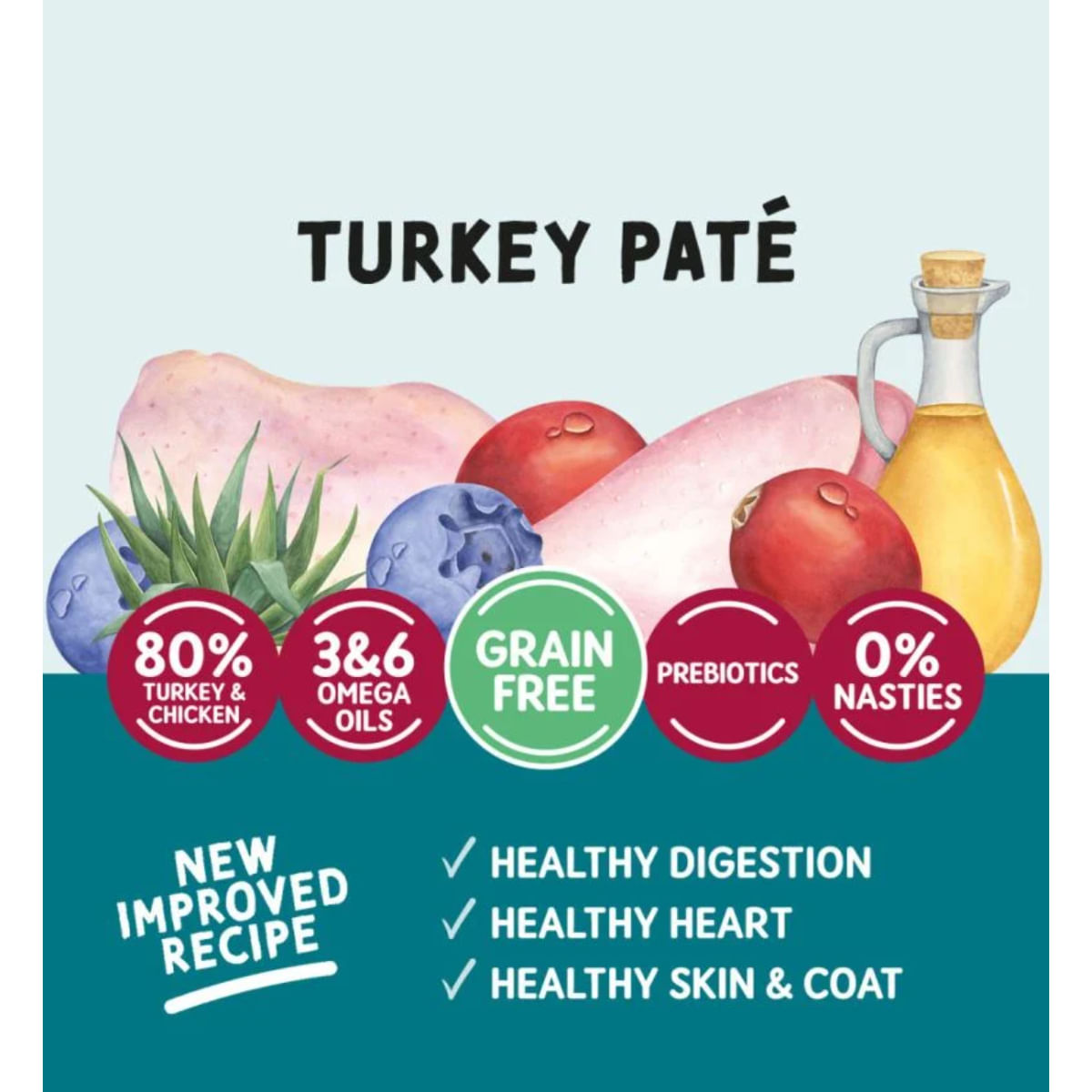 NATURO, Curcan, plic hrană umedă fără cereale pisici, (pate), 85g - poza 3