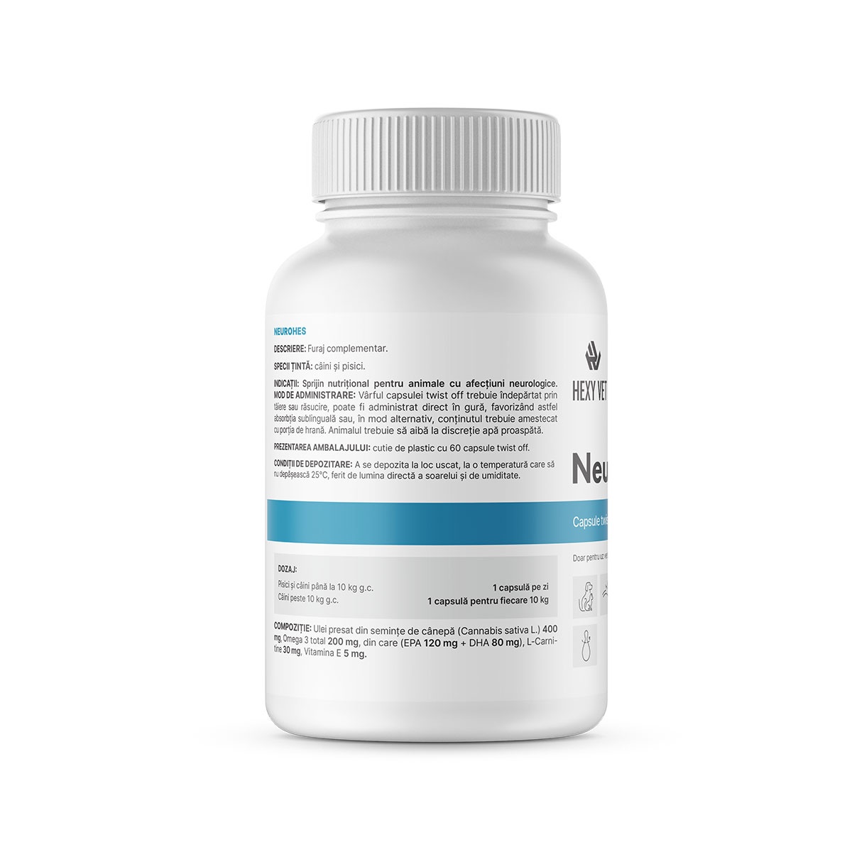 Neurohes, 60 capsule Twist Off - poza 2
