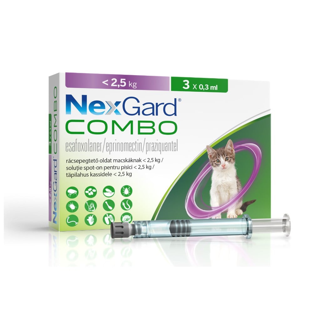 Nexgard Combo Pisica, 1 pipeta - poza 1