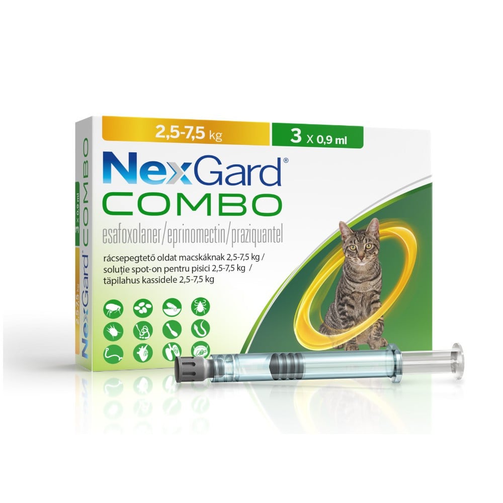 Nexgard Combo Pisica, 1 pipeta - poza 2