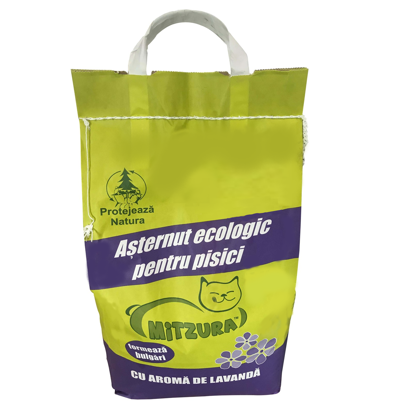 Nisip Pisici Mitzura 10 kg Cu Lavanda
