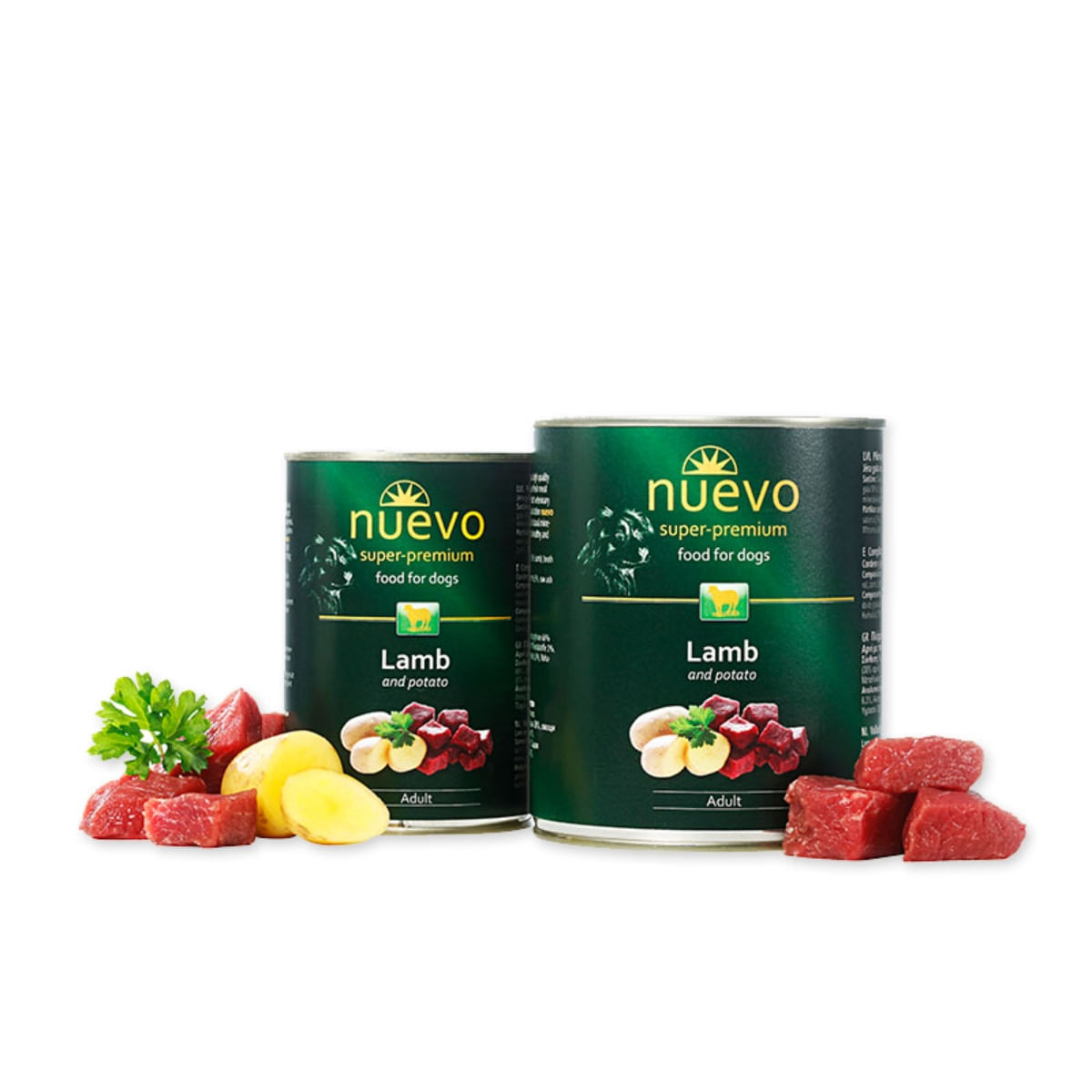 NUEVO Miel și Cartof, XS-XL, conservă hrană umedă fără cereale câini, (pate), 400g - poza 2