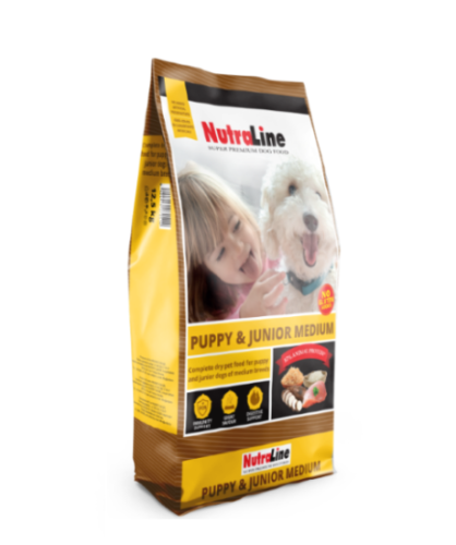 Nutraline Dog Puppy&amp;Junior Medium 3 Kg K