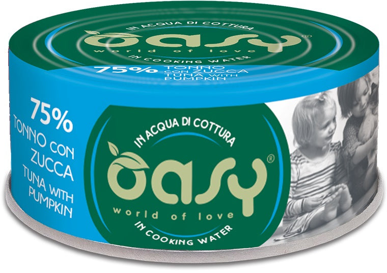 OASY More Love Conservă pentru pisici, cu Ton şi Dovleac 70g