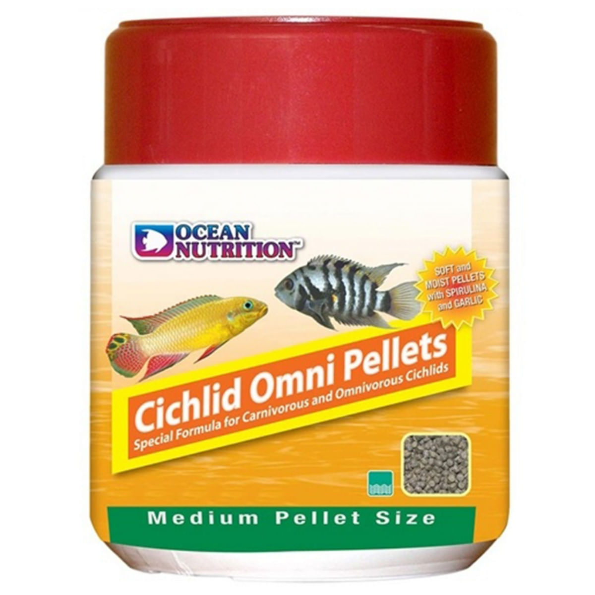 OCEAN NUTRITION Cichlid Omni Pellets Medium, 100g - poza 1