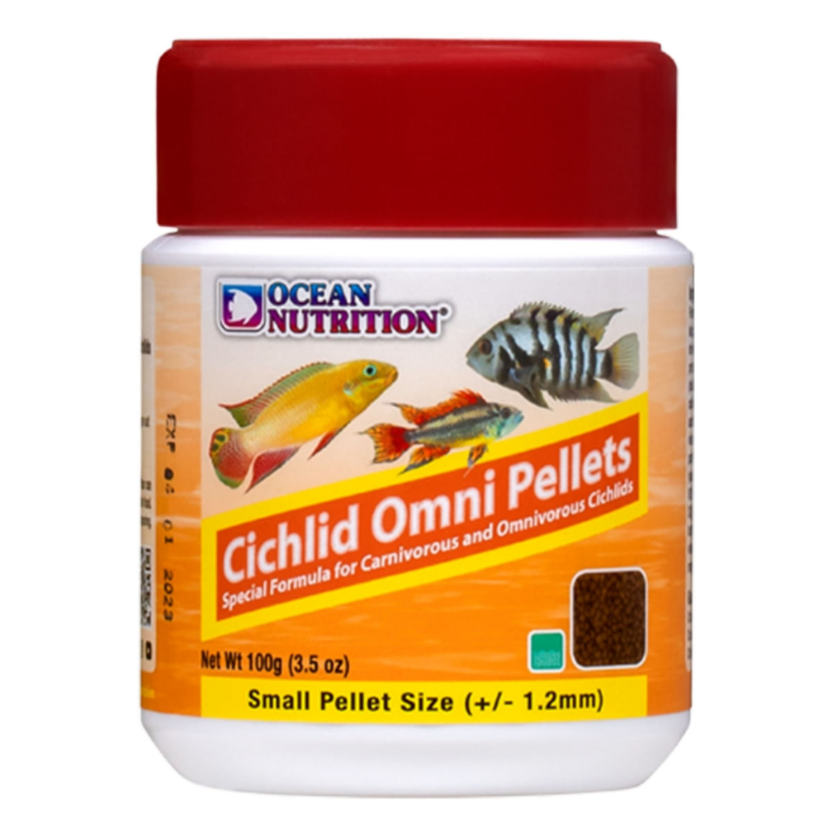 OCEAN NUTRITION Cichlid Omni Pellets Small, 100g - poza 2