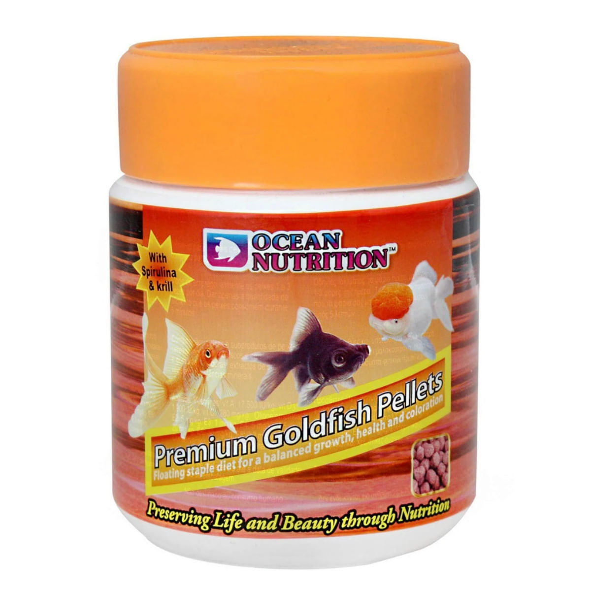 OCEAN NUTRITION Premium Goldfish Pellets, 240g - poza 2