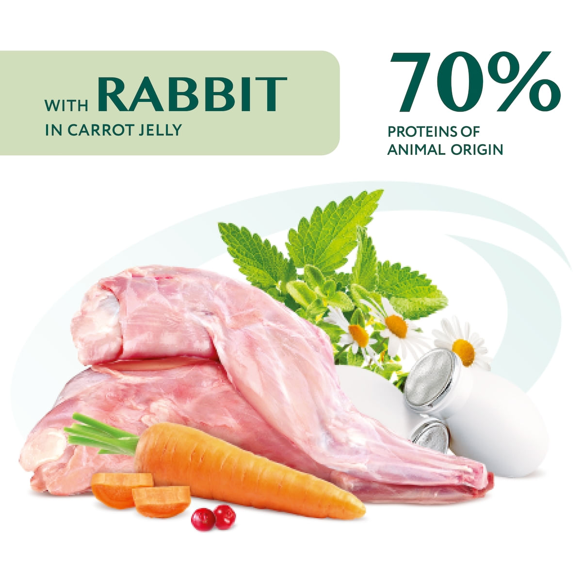 OPTIMEAL, Iepure și Morcov, plic hrană umedă pisici, piele & blană, (în aspic), 85g - poza 4