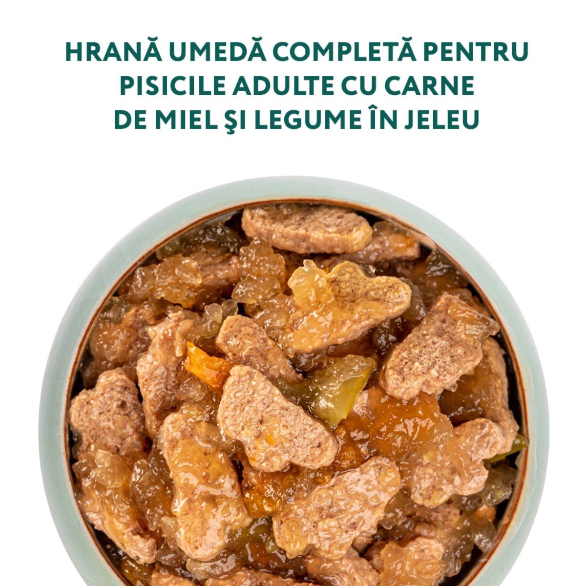 OPTIMEAL, Miel cu Legume, hrană umedă pisici, (în aspic) OPTIMEAL, Miel și Legume, plic hrană umedă pisici, (în aspic), 85g - poza 4