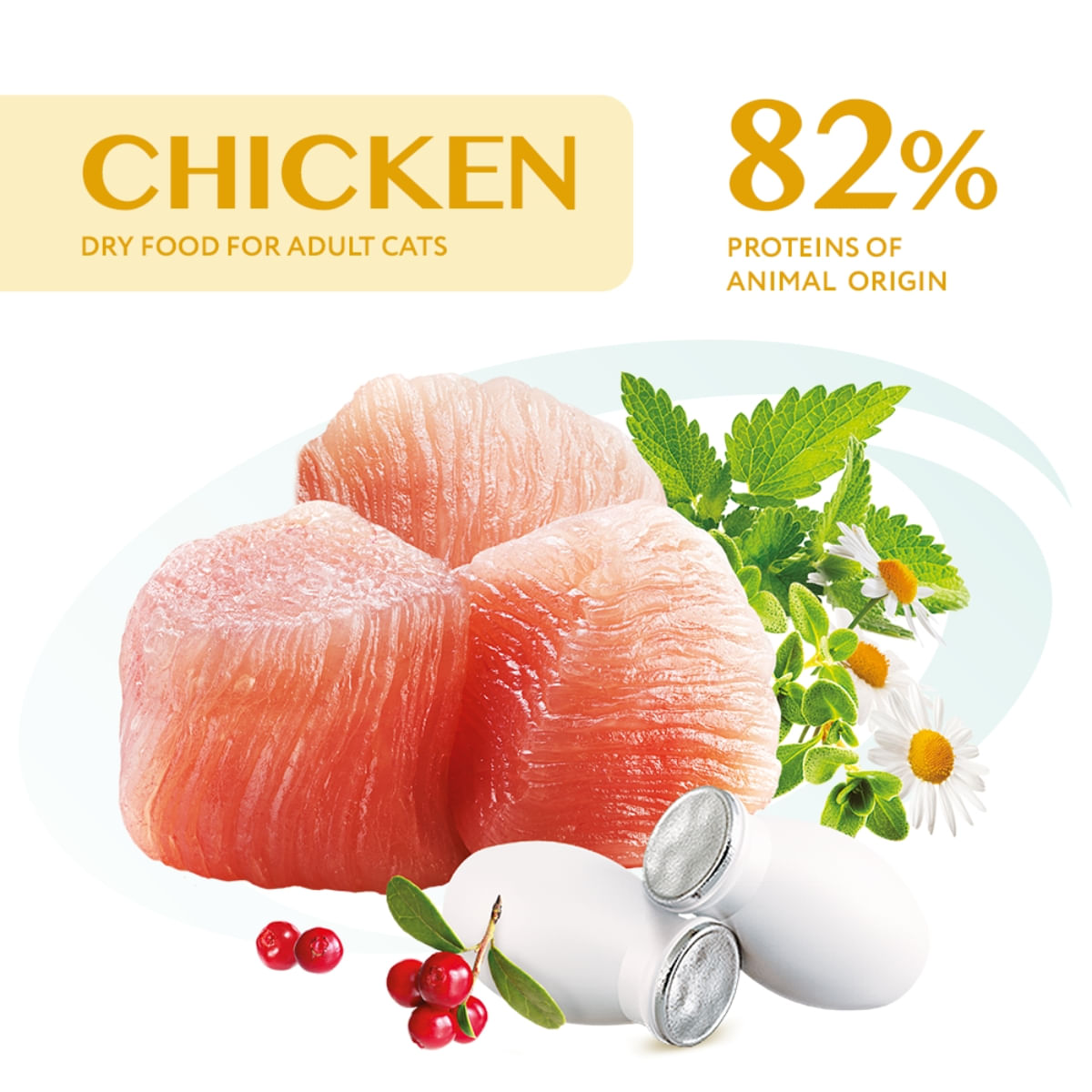 OPTIMEAL, Pui, hrană uscată pisici, 700g - poza 2
