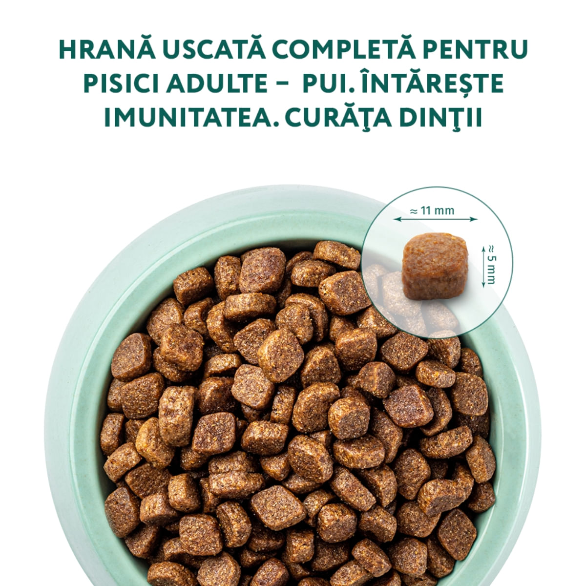 OPTIMEAL, Pui, hrană uscată pisici, 700g - poza 4