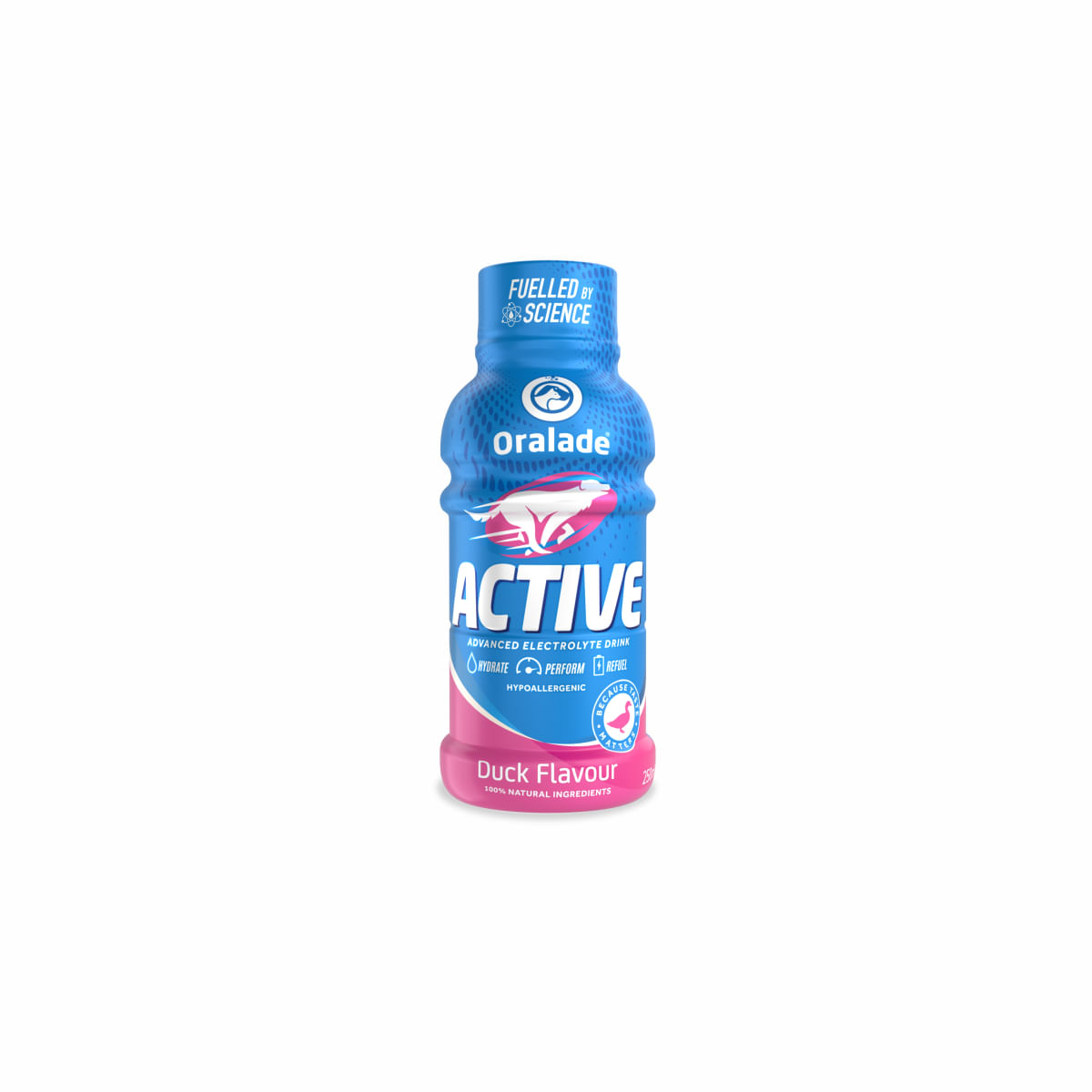 ORALADE Active, Rață, dietă veterinară, flacon hrană lichidă câini, activitate intensă, (topping), 250ml - poza 2