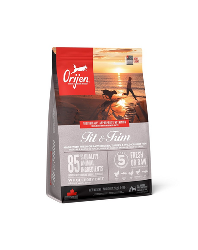 ORIJEN Fit & Trim Dog hrana uscata pentru caini supraponderali 2 kg